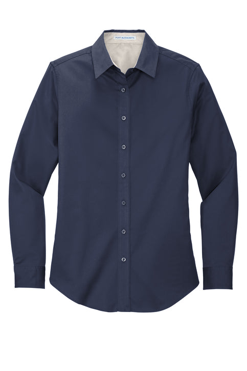 Port Authority Women's L/S Easy Care Twill