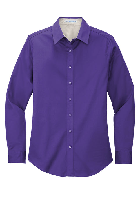 Port Authority Women's L/S Easy Care Twill