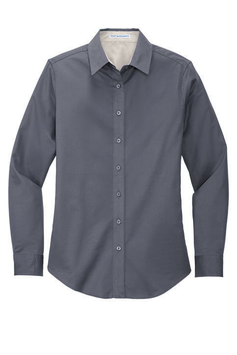 Port Authority Women's L/S Easy Care Twill