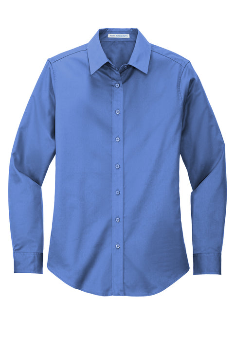 Port Authority Women's L/S Easy Care Twill